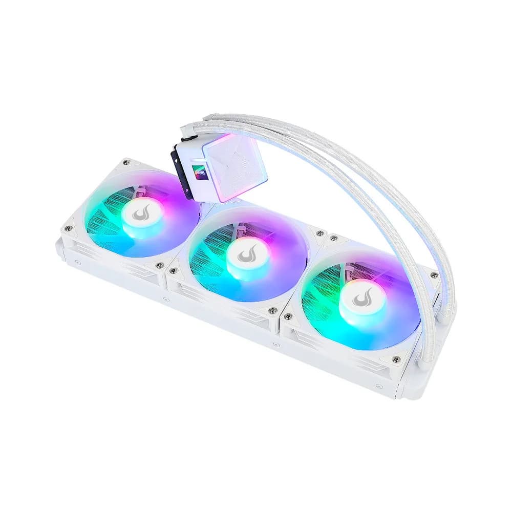 Water Cooler Rise Mode Frost 360mm ARGB Water Cooler Rise Mode Frost 360mm ARGB Branco - RM-WCF-04-RBW