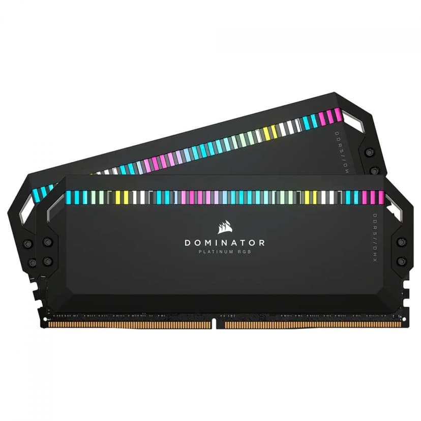 Corsair Dominator Platinum RGB 32GB (2x16GB) DDR5 6200MHz CL36 Preto - CMT32GX5M2X6200C36