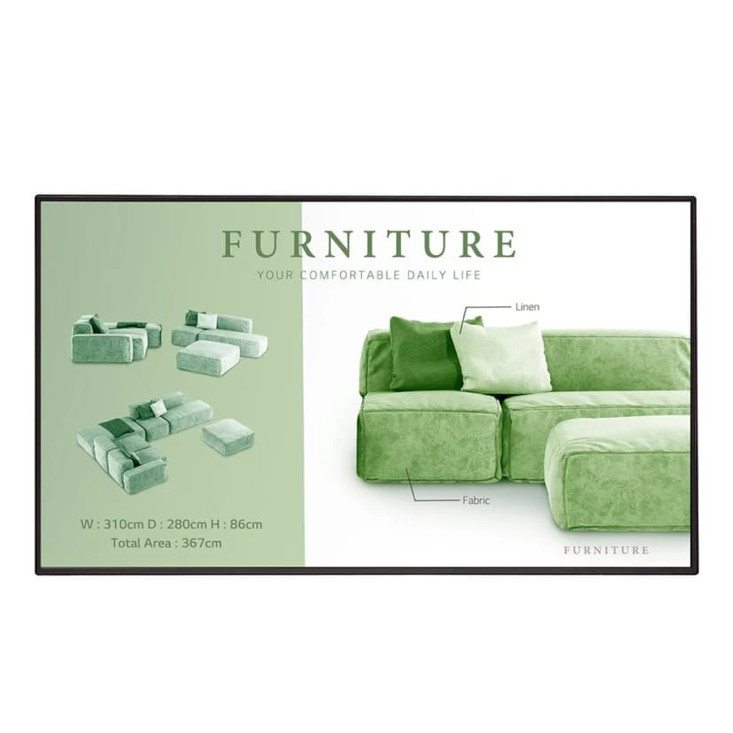 LG 55" UHD 60Hz IPS - 55UM5N-H.AWZM