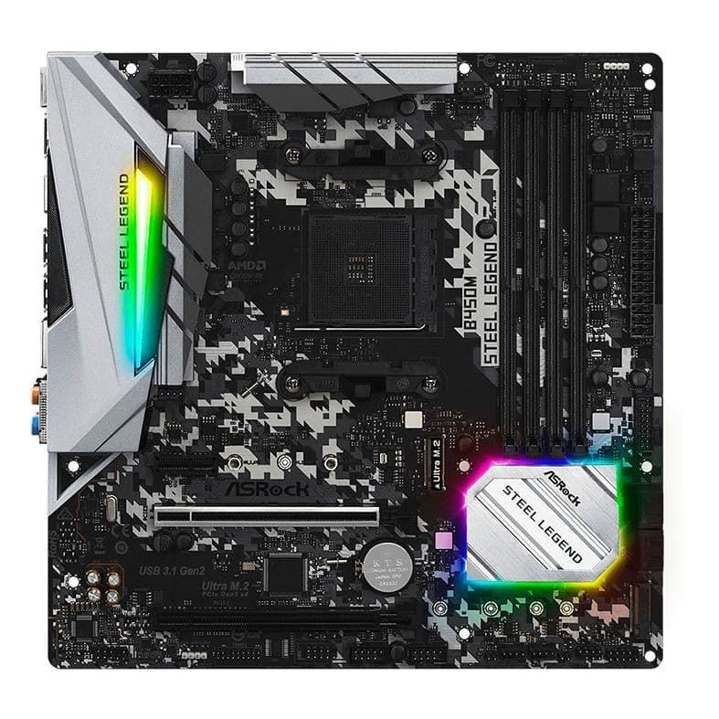 ASRock B450M Steel Legend AM4 Micro-ATX DDR4