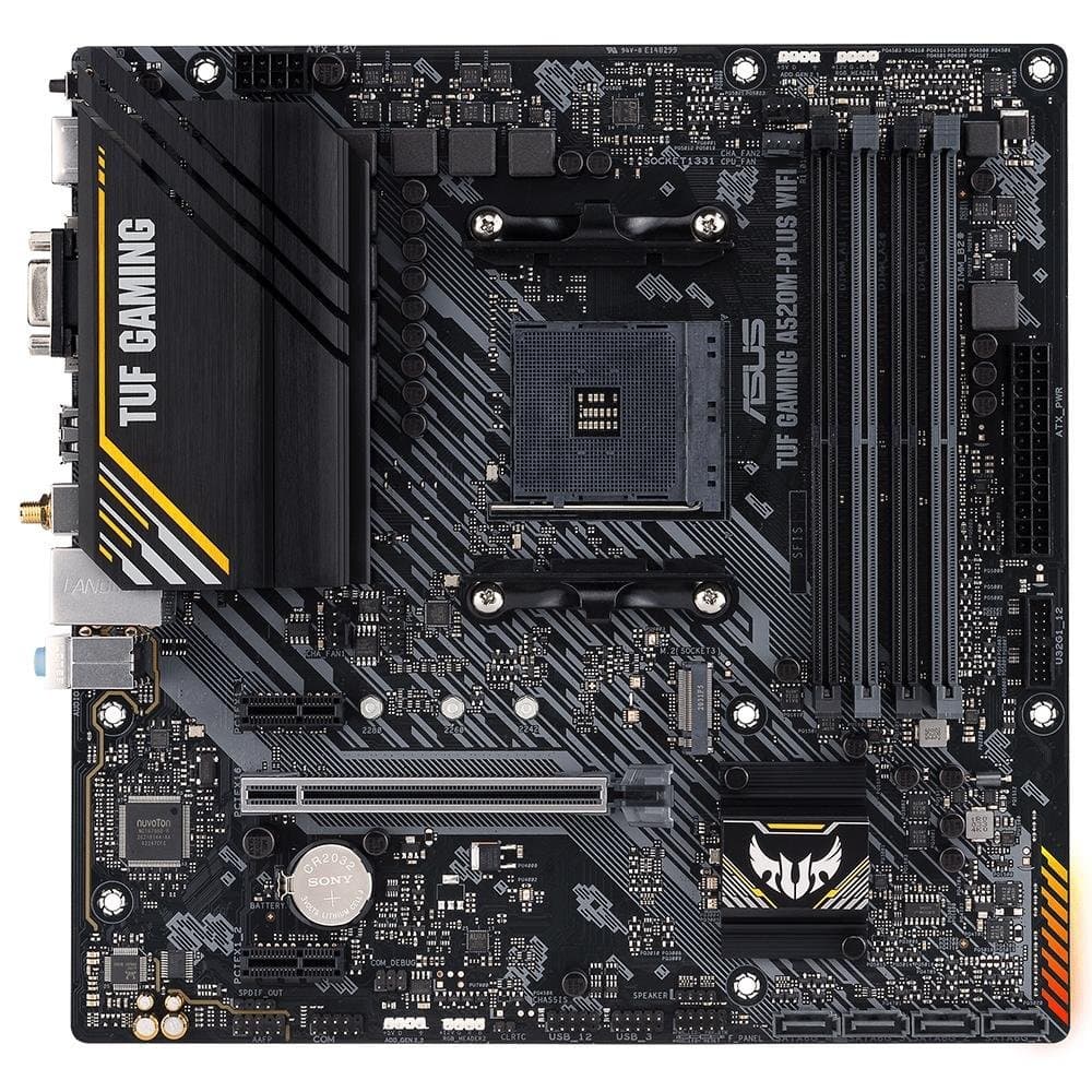 ASUS TUF Gaming A520M-PLUS WIFI AM4 Micro-ATX DDR4 ASUS TUF GAMING A520M-PLUS WIFI AM4 Micro-ATX DDR4