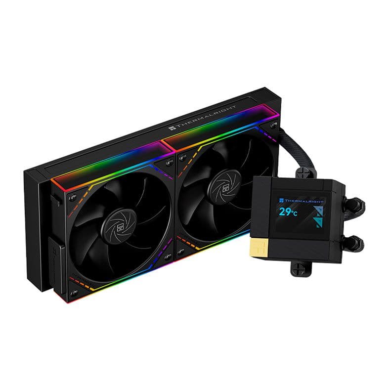 Water Cooler Thermalright Core Matrix Vision 240 240mm ARGB Water Cooler Thermalright Core Matrix Vision 240 240mm ARGB Preto - TR-CMV-240-BK-ARGB