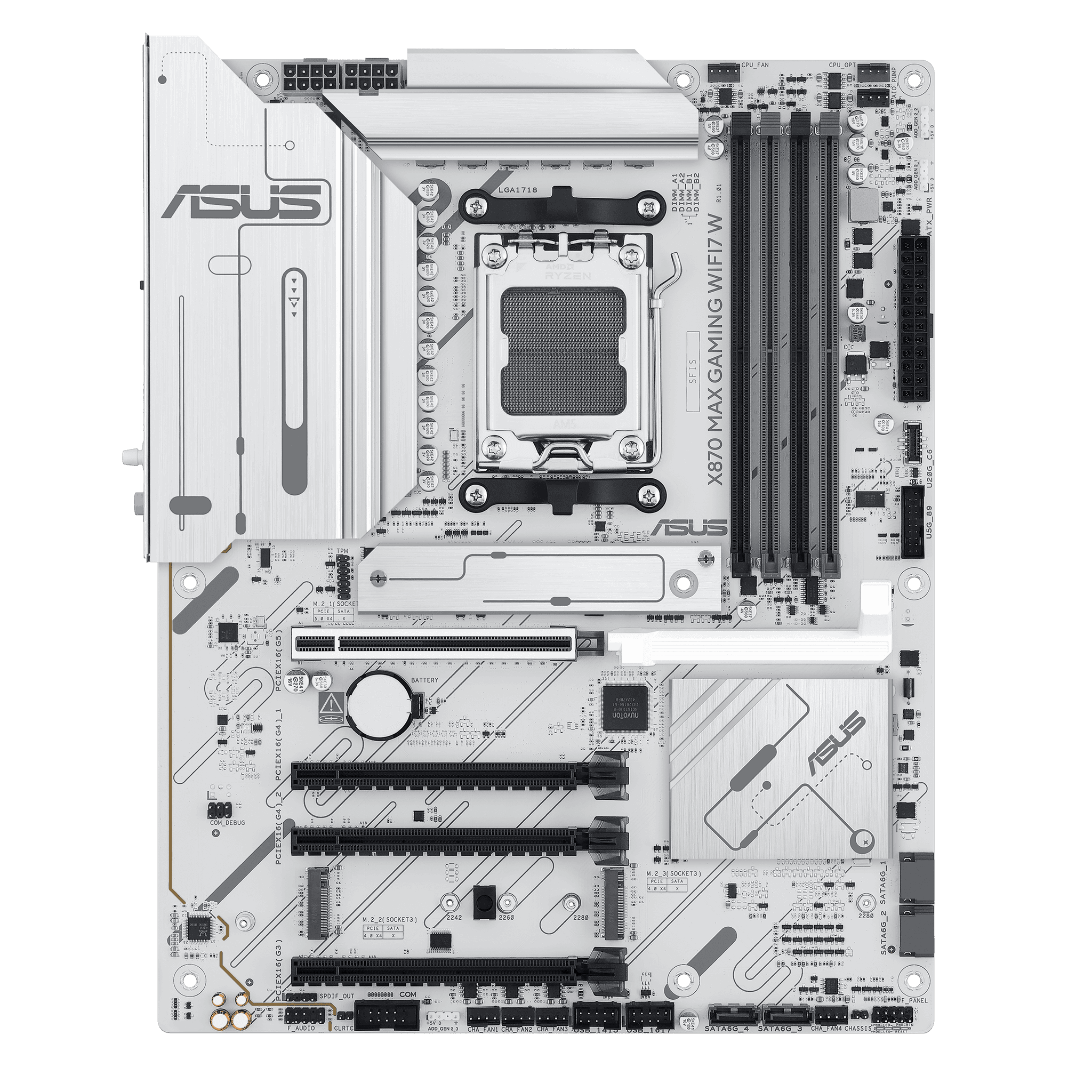 ASUS X870 Max Gaming WIFI7 W AM5 ATX DDR5 ASUS X870 Max Gaming WIFI7 W AM5 ATX DDR5