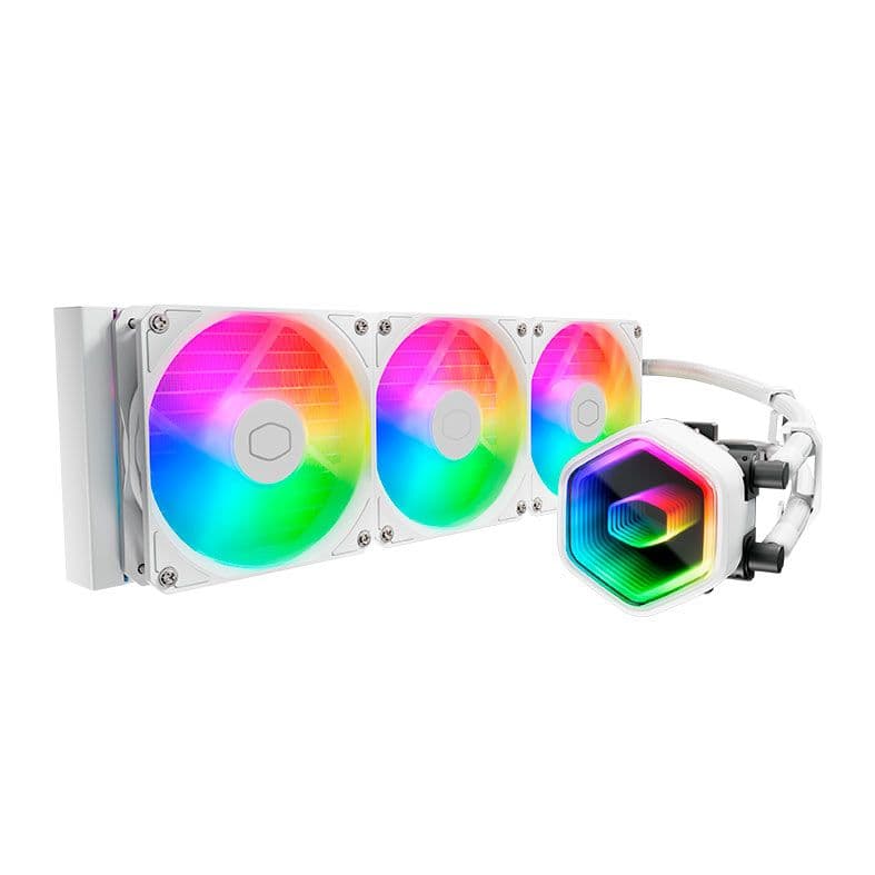 Water Cooler Cooler Master MasterLiquid 360 Core II 360mm ARGB Branco - MLW-D36M-A18PA-RW