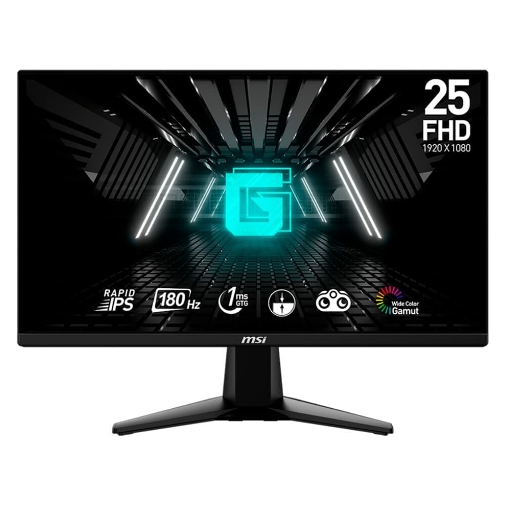 MSI G255F 25" FHD 180Hz IPS - 9S6-3BC01M-001 MSI G255F 25" FHD 180Hz IPS - 9S6-3BC01M-001