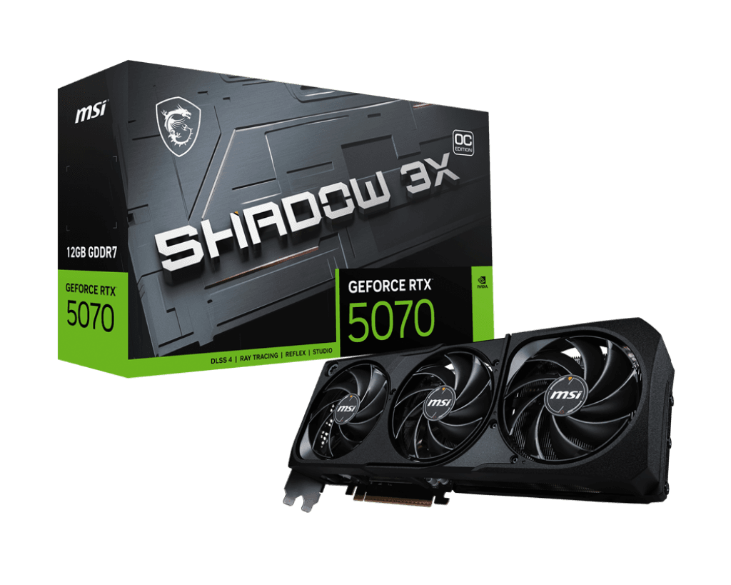 RTX 5070 MSI RTX 5070 Shadow 3X OC