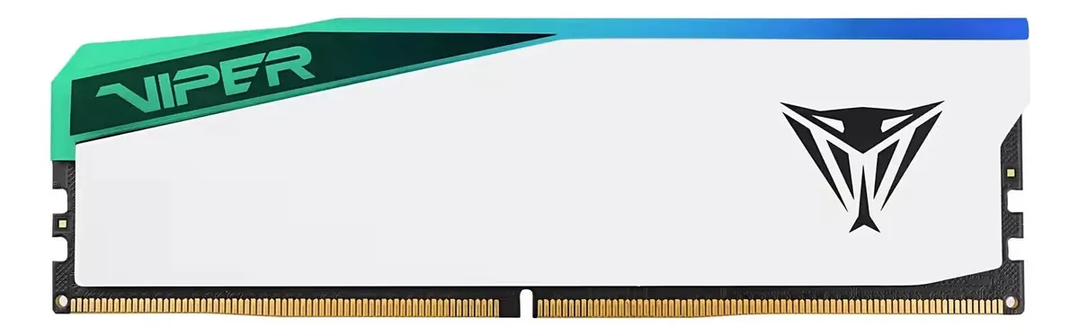 Patriot Viper Elite 5 RGB 32GB (1x32GB) DDR5 Patriot Viper Elite 5 RGB 32GB (1x32GB) DDR5 5200MHz CL36 Branco - PVER532G52C36W