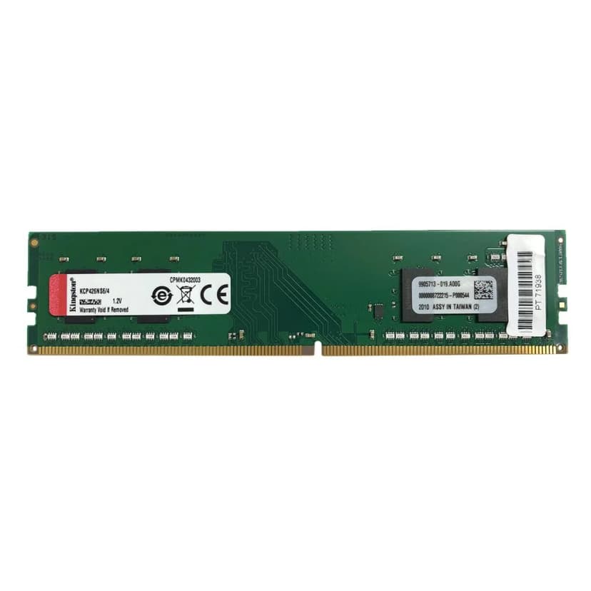 Kingston KCP 4GB (1x4GB) DDR4 2666MHz CL19 Verde - KCP426NS6/4