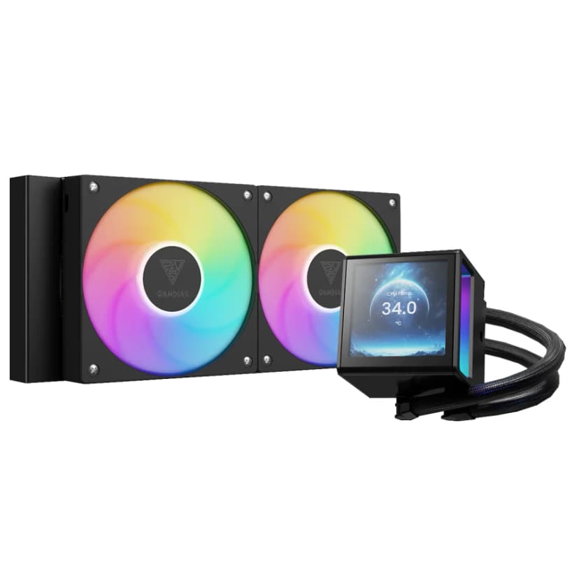 Water Cooler Gamdias Chione P5-240 240mm ARGB Preto - Chione P5-240