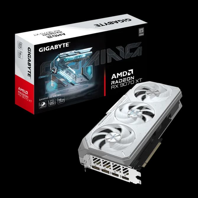 Gigabyte RX 9070 XT Gaming OC ICE