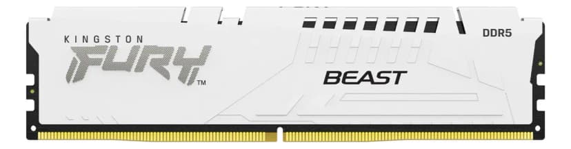 Kingston Fury Beast 16GB (1x16GB) DDR5 6000MHz CL30 Branco - KF560C30BW-16