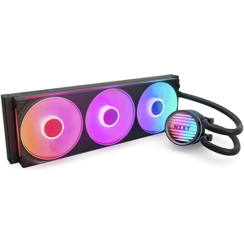 Water Cooler NZXT Kraken Core 360 RGB 360mm RGB Preto - RL-KR36C-B1