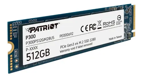 Patriot P300 512GB SSD NVMe Gen 3 - P300P512GM28US