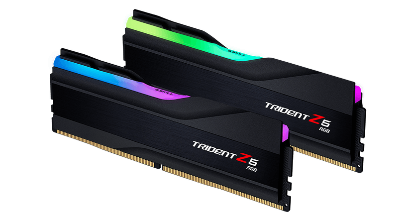 G.Skill Trident Z5 RGB 32GB (2x16GB) DDR5 6000MHz CL36 Preto - F5-6000J3636F16GX2-TZ5RK