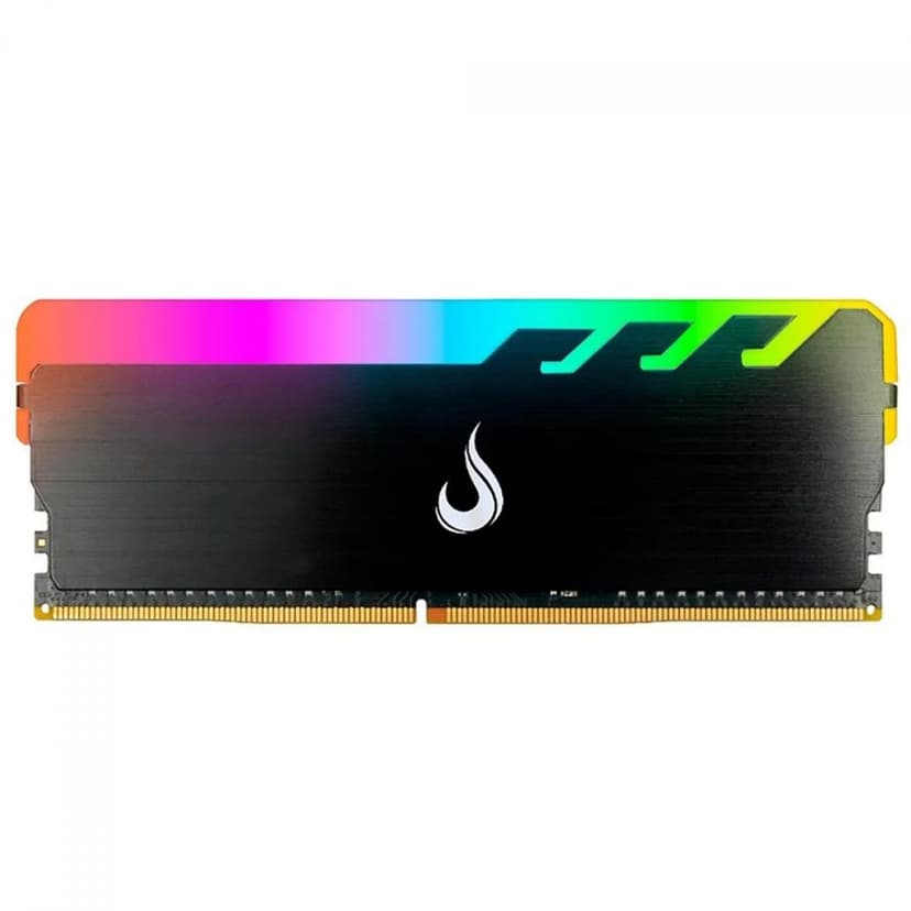 Rise Mode Venon RGB 8GB (1x8GB) DDR4 3200MHz CL19 Preto - RM-D4-8G-3200-RGB