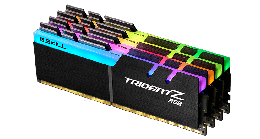 G.Skill Trident Z RGB 128GB (4x32GB) DDR4 3600MHz CL18 Preto - F4-3600C18Q-128GTZR