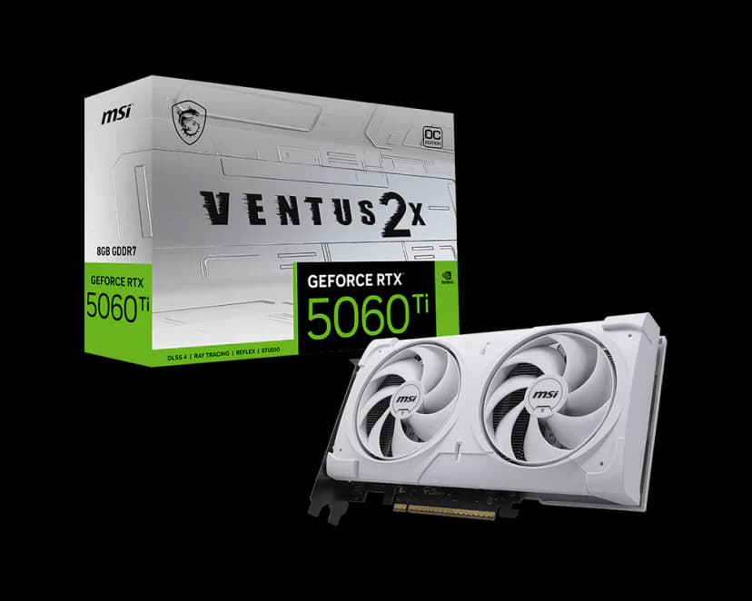 MSI RTX 5060 Ti 8GB Ventus 2X OC Plus White