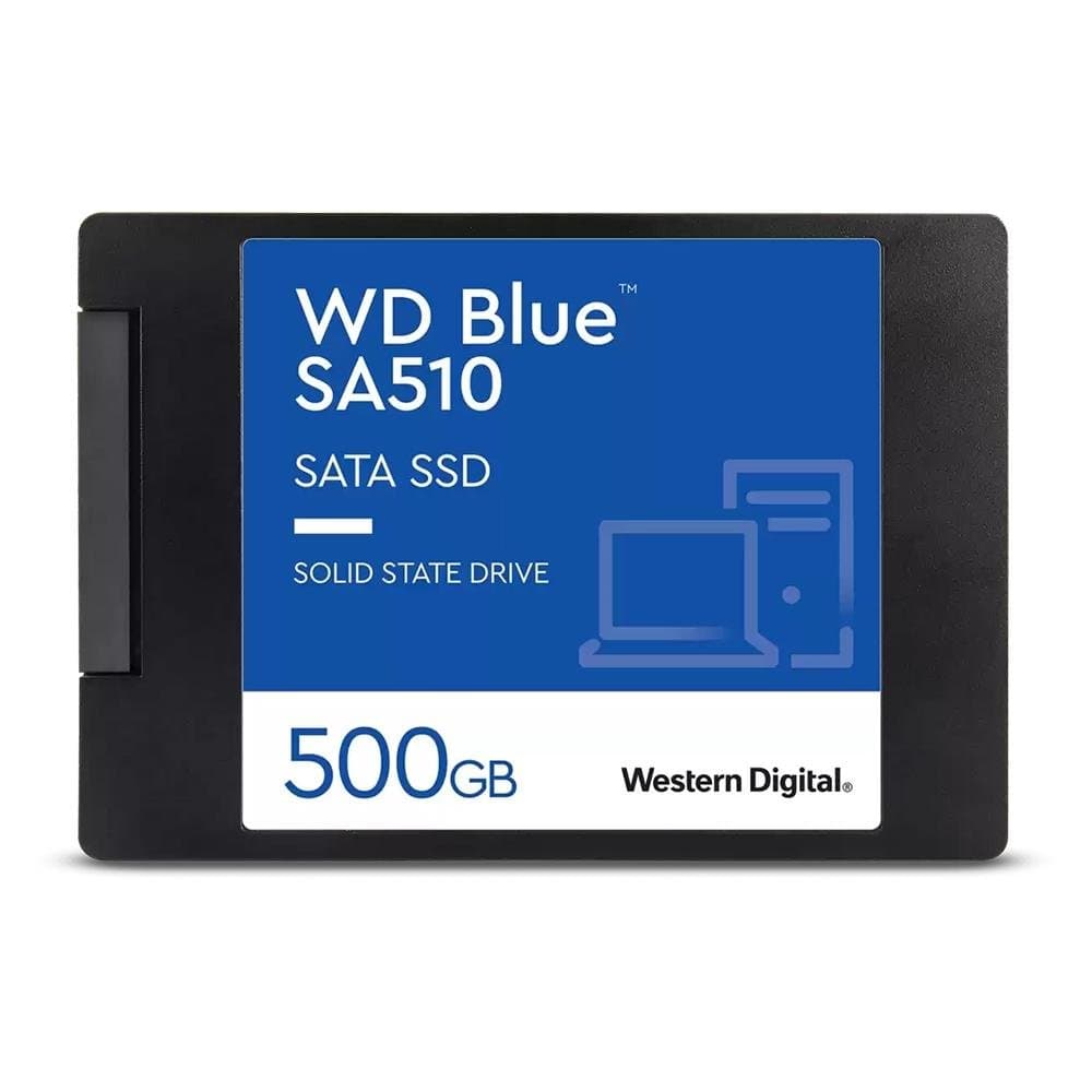 Western Digital WD Blue SA510 500GB SSD SATA III - WDS500G3B0A Western Digital WD Blue SA510 500GB SSD SATA III - WDS500G3B0A