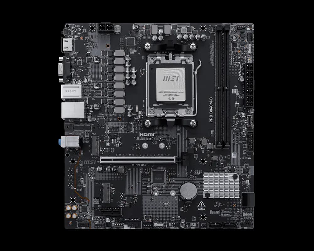 MSI PRO B840M-B AM5 Micro-ATX DDR5 MSI PRO B840M-B AM5 Micro-ATX DDR5