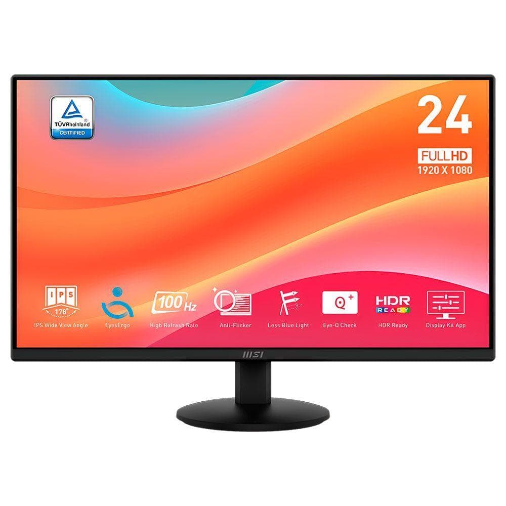 MSI Pro 23.8" FHD 100Hz IPS - MP242L MSI Pro 23.8" FHD 100Hz IPS - MP242L