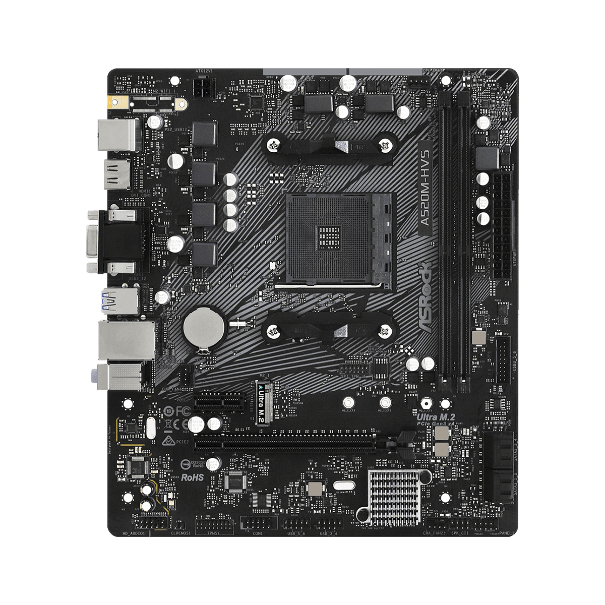ASRock A520M-HVS AM4 Micro-ATX DDR4 ASRock A520M-HVS AM4 Micro-ATX DDR4