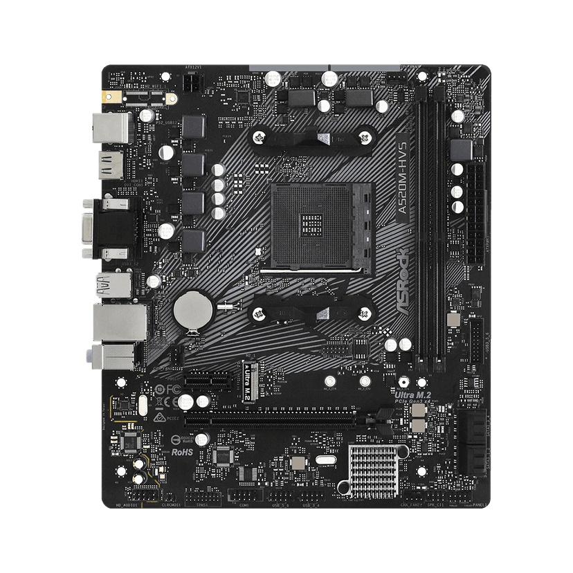 ASRock A520M-HVS AM4 Micro-ATX DDR4