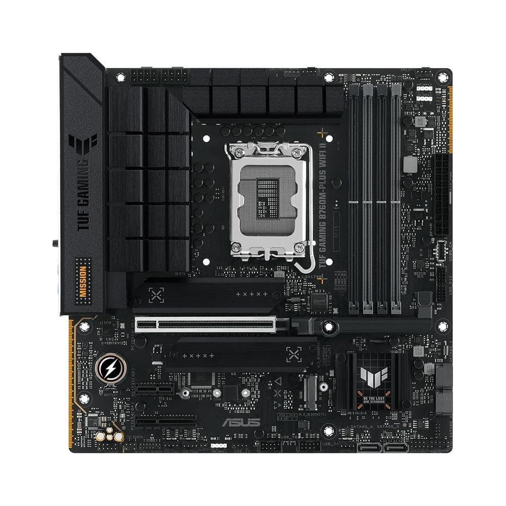ASUS TUF Gaming B760M-PLUS WIFI II LGA1700 Micro-ATX DDR5 ASUS TUF GAMING B760M-PLUS WIFI II LGA1700 Micro-ATX DDR5