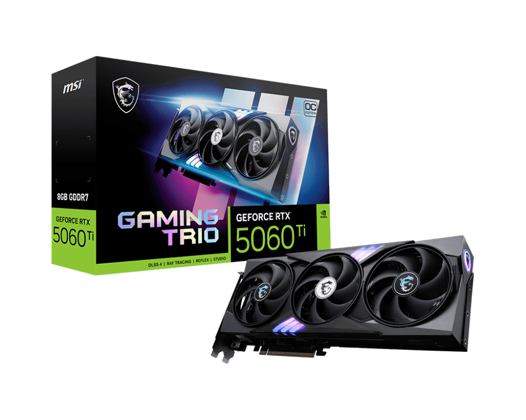 RTX 5060 Ti 8GB MSI RTX 5060 Ti 8GB Gaming Trio OC