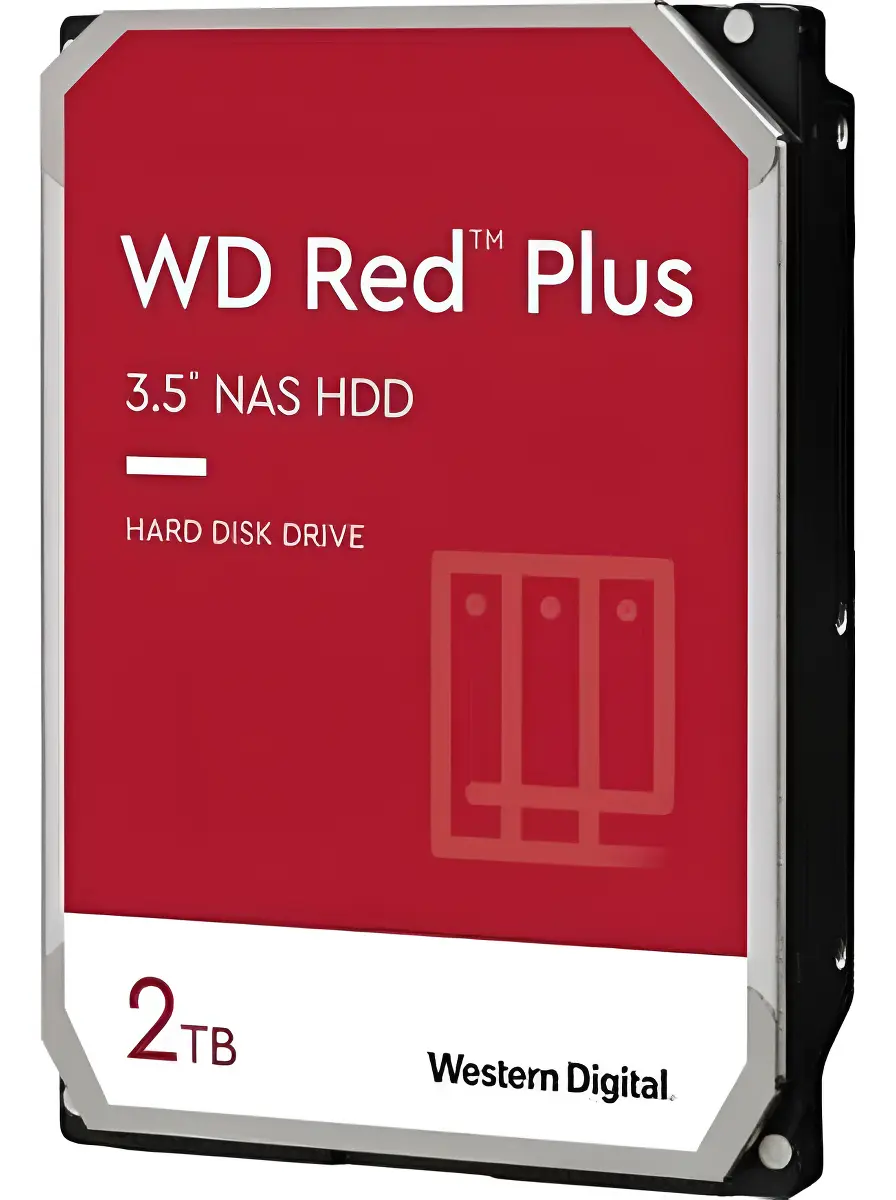 Western Digital WD Red Plus 2TB HDD SATA III - WD20EFPX Western Digital WD Red Plus 2TB HDD SATA III - WD20EFPX