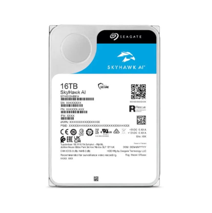 Seagate SkyHawk AI 16TB HDD SATA III - ST16000VE004