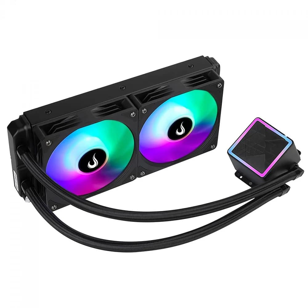 Water Cooler Rise Mode Black 240mm RGB Water Cooler Rise Mode Black 240mm RGB Preto - RM-WCB-02-RBW