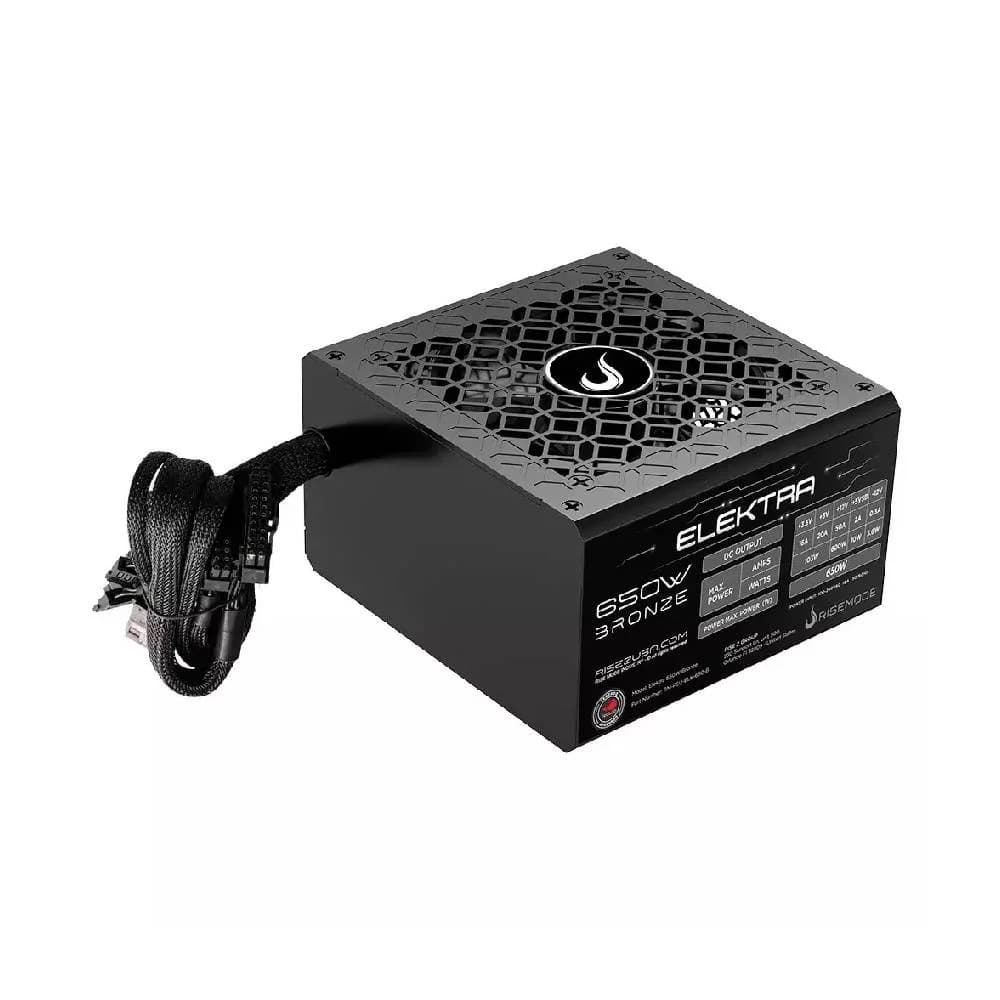Rise Mode Elektra 650W 80 Plus Bronze - RM-PSU-ELK-650-B Rise Mode Elektra 650W 80 Plus Bronze - RM-PSU-ELK-650-B