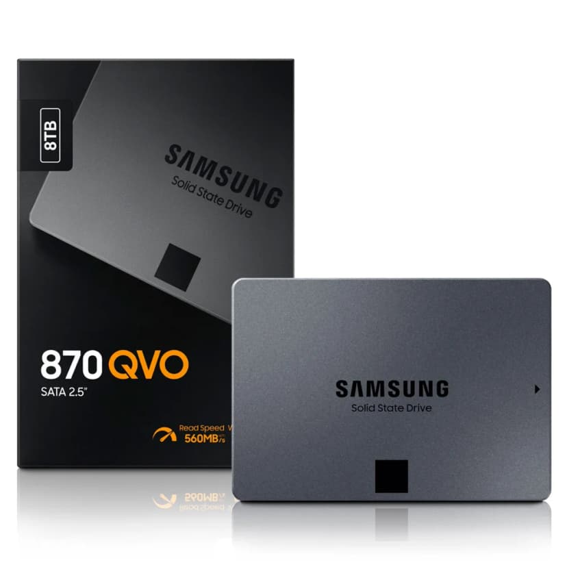 Samsung 870 QVO 8TB SSD SATA III - MZ-77Q8T0BW