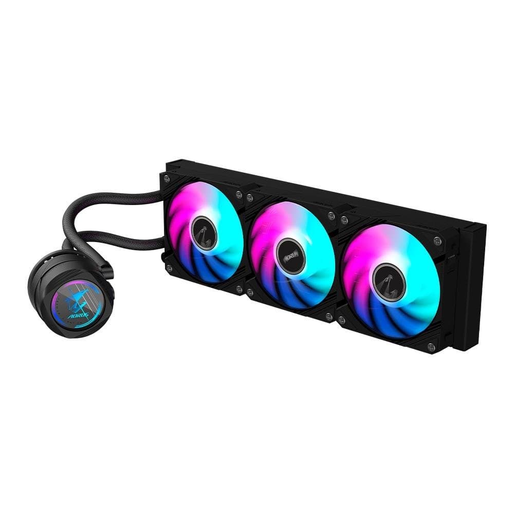Water Cooler Gigabyte Aorus Waterforce II 360 360mm RGB Water Cooler Gigabyte Aorus Waterforce II 360 360mm RGB Preto - GP-AORUS WATERFORCE II 360