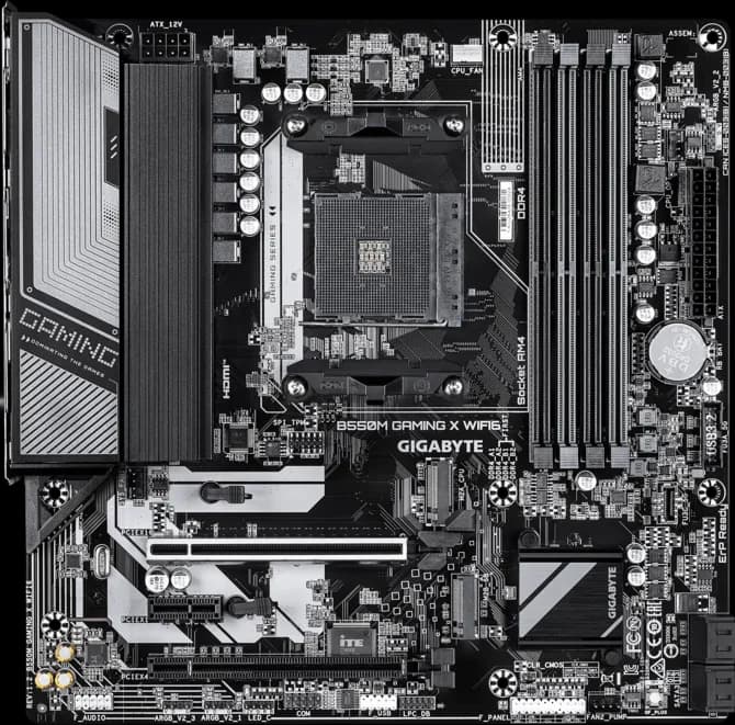 Gigabyte B550M Gaming X WIFI6 AM4 Micro-ATX DDR4