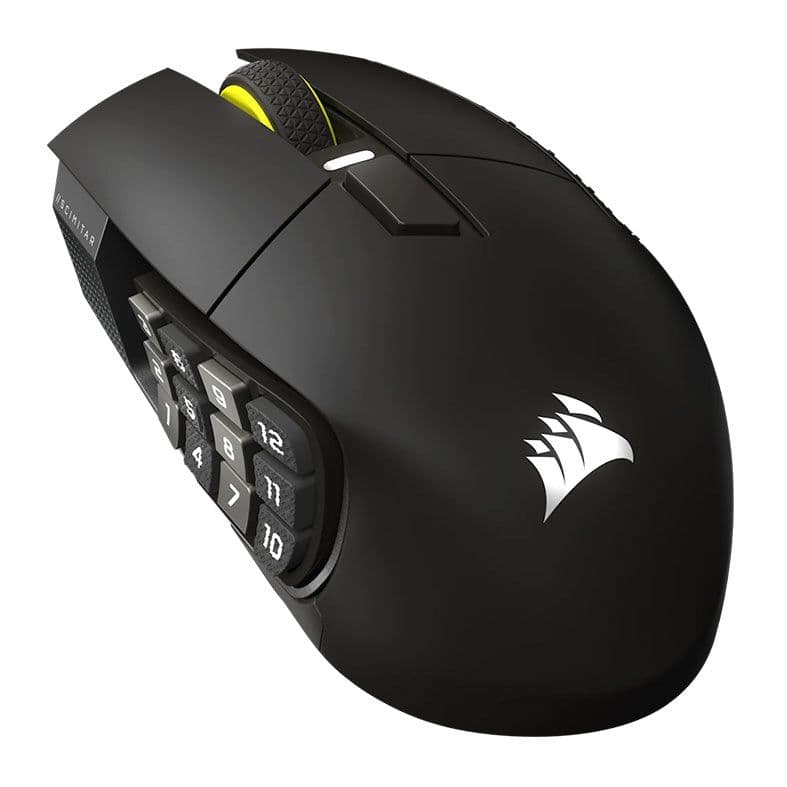 Corsair Scimitar Elite Wireless SE Sem Fio, Sensor MARKSMAN S 33K, 33000 DPI, Preto - CH-9314014