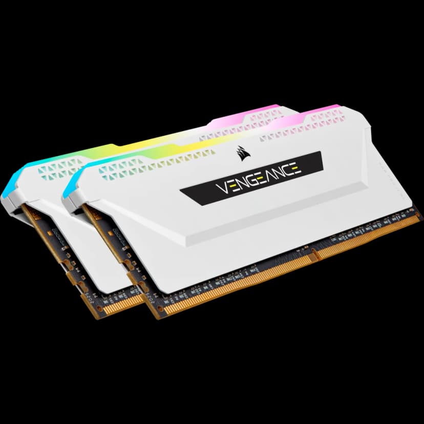 Corsair Vengeance RGB PRO SL 32GB (2x16GB) DDR4 3600MHz CL18 Branco -  CMH32GX4M2D3600C18W