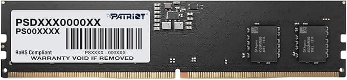 Patriot Signature Line 32GB DDR5 Patriot Signature Line 32GB (1x32GB) DDR5 4800MHz CL40 Preto - PSD532G48002