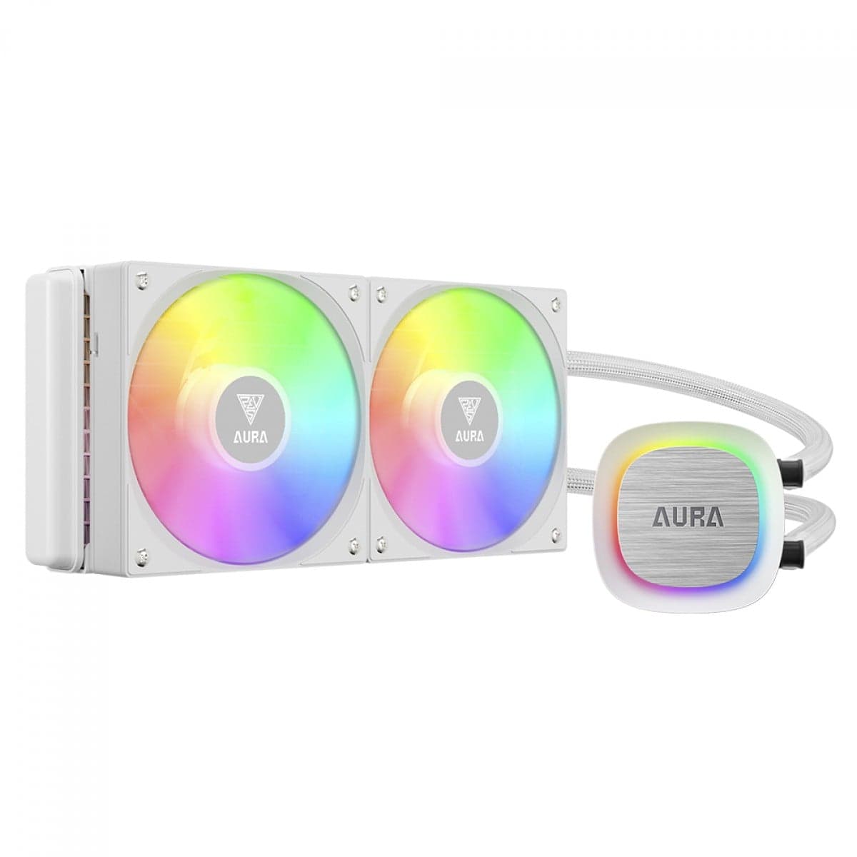 Water Cooler Gamdias Aura GL 240 V2 240mm ARGB Water Cooler Gamdias Aura GL 240 V2 240mm ARGB Branco - AURA GL240 V2 WH