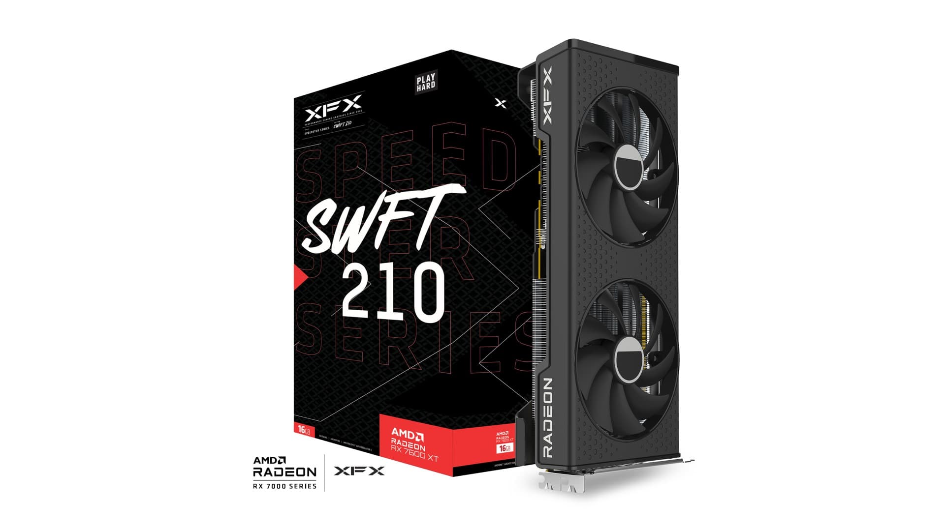 RX 7600 XT XFX RX 7600 XT Speedster SWFT210