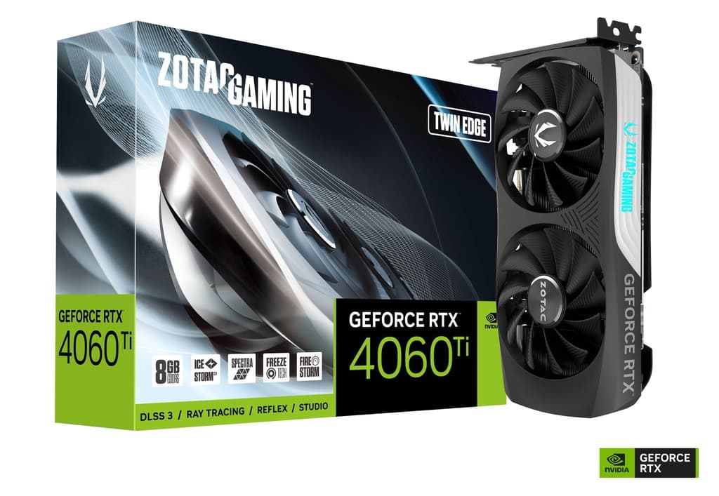 RTX 4060 Ti 8GB ZOTAC RTX 4060 Ti 8GB Twin Edge