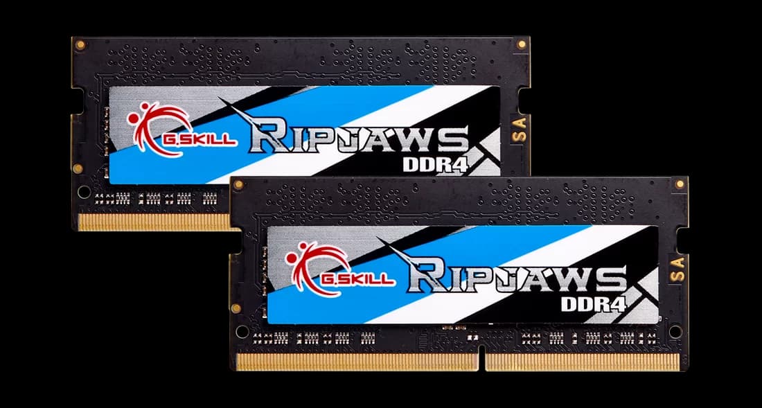 G.Skill Ripjaws 16GB (1x16GB) DDR4 SO-DIMM G.Skill Ripjaws 16GB (1x16GB) DDR4 SO-DIMM 2666MHz CL19 Preto - F4-2666C19D-16GRS