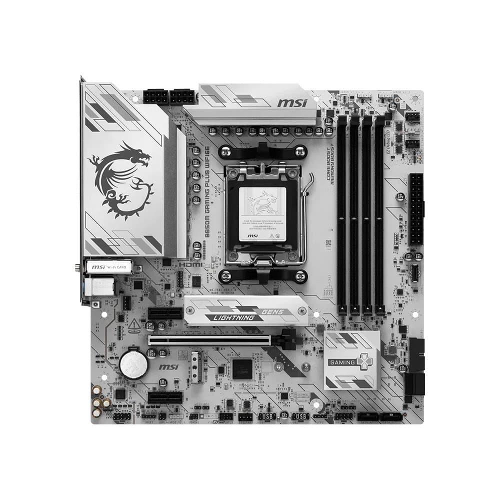 MSI B850M GAMING PLUS WIFI6E AM5 Micro-ATX DDR5 MSI B850M GAMING PLUS WIFI6E AM5 Micro-ATX DDR5