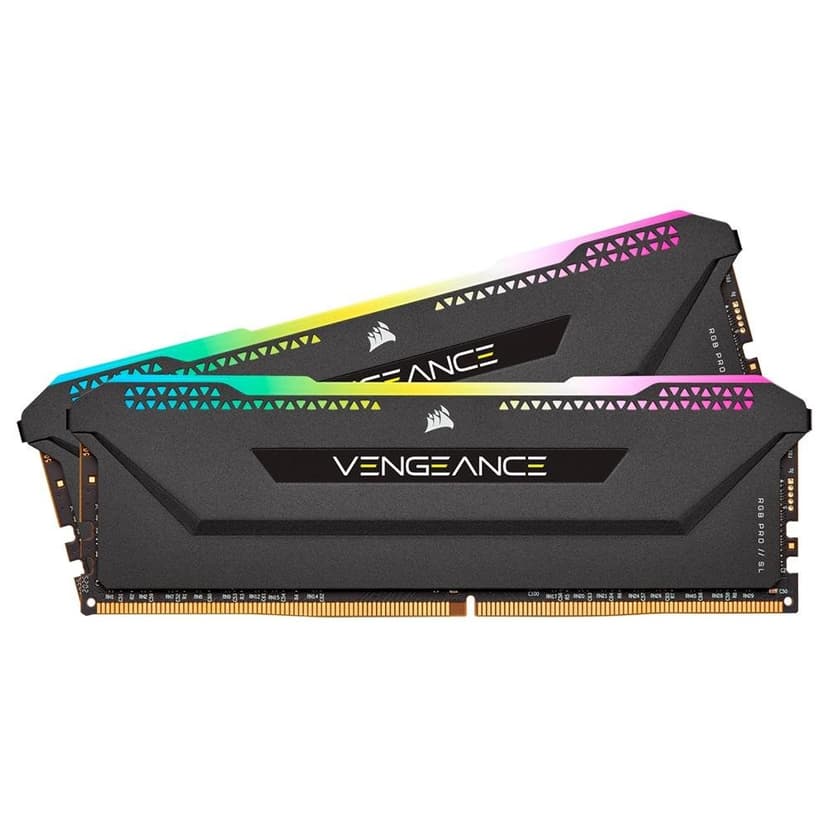 Corsair Vengeance RGB PRO SL 16GB (2x8GB) DDR4 3200MHz CL16 Preto - CMH16GX4M2E3200C16