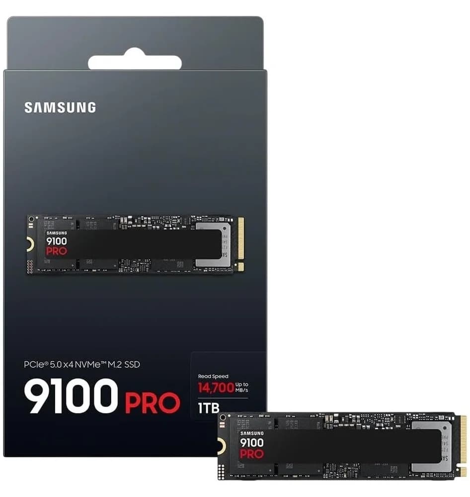 Samsung 9100 Pro 1TB SSD NVMe Gen 5 - MZ-VAP1T0BAM Samsung 9100 Pro 1TB SSD NVMe Gen 5 - MZ-VAP1T0BAM