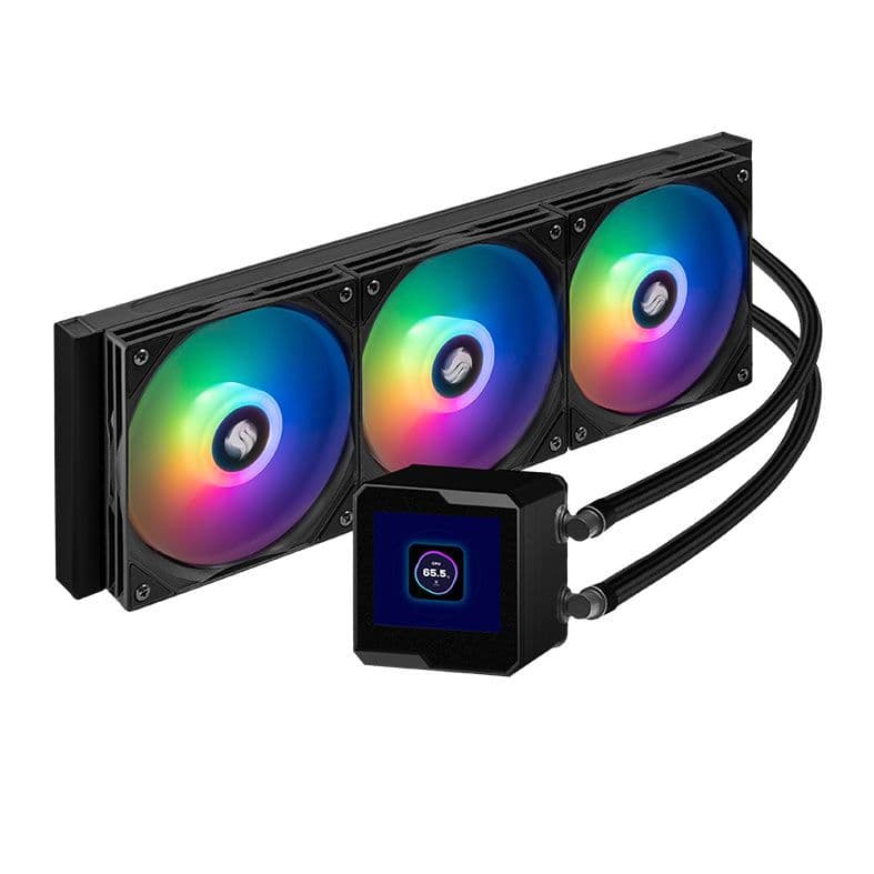 Water Cooler Pichau Aqua 360X P1 Black Edition 360mm ARGB Water Cooler Pichau Aqua 360X P1 Black Edition 360mm ARGB Preto - PG-AQ360X-BLK01