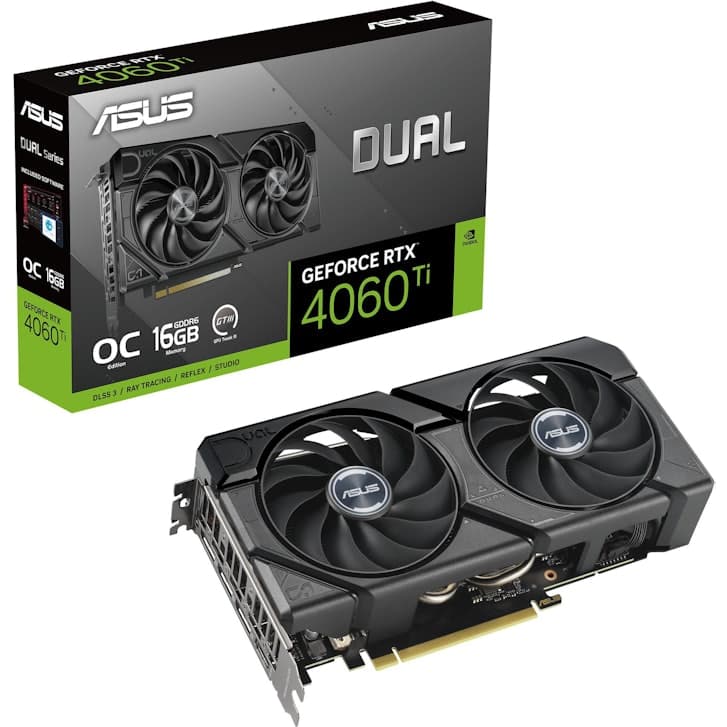 RTX 4060 Ti 16GB ASUS RTX 4060 Ti 16GB Dual EVO OC