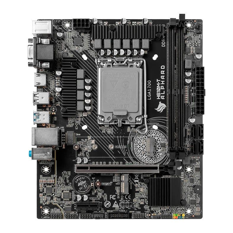 Pichau Alphard H610M-T LGA1700 Micro-ATX DDR4 Pichau Alphard H610M-T LGA1700 Micro-ATX DDR4