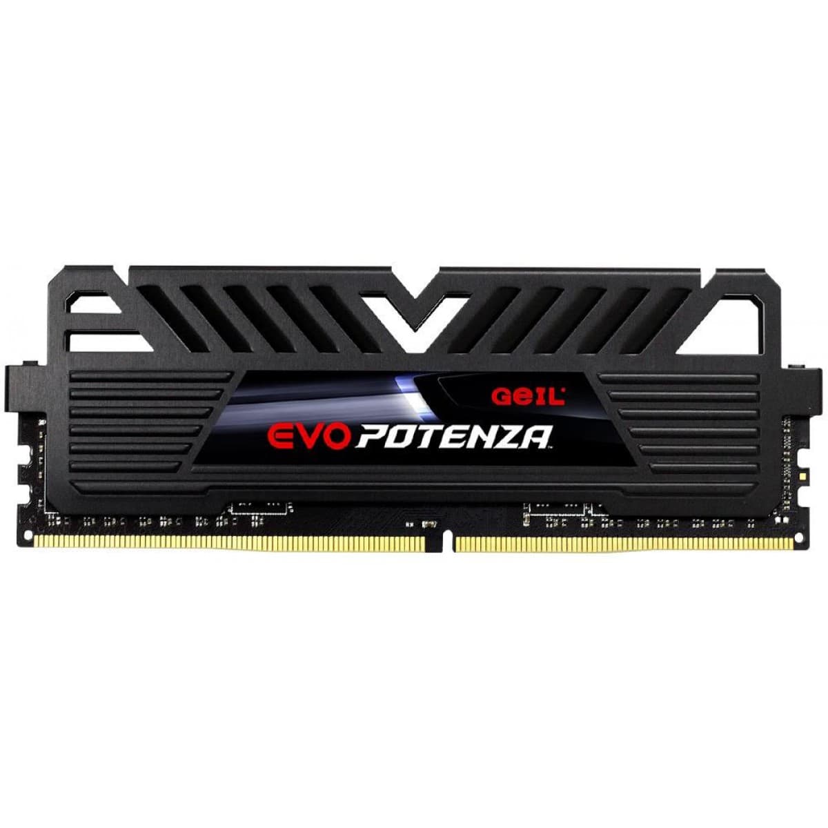 Geil Evo Potenza 8GB (1x8GB) DDR4 Geil Evo Potenza 8GB (1x8GB) DDR4 3000MHz CL16 Preto - GAPB48GB3000C16ASC