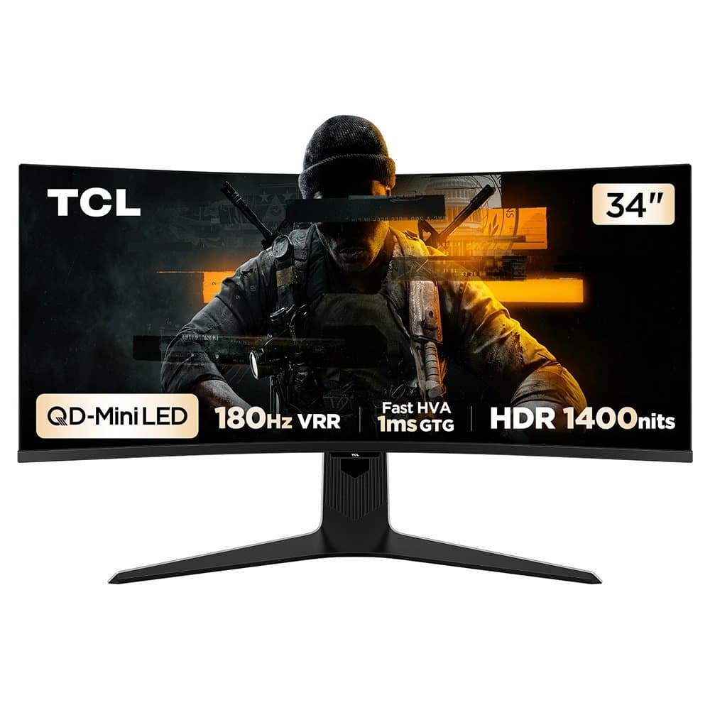 TCL R83 34" UWQHD 180Hz VA Mini-LED - 34R83Q TCL R83 34" UWQHD 180Hz VA Mini-LED - 34R83Q